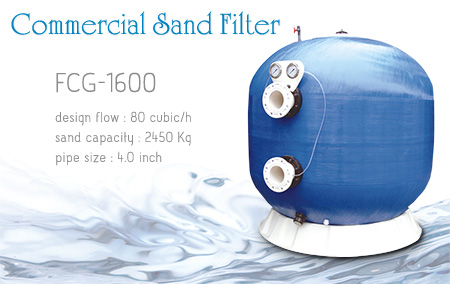 Jual Hi Rate Commercial Filter untuk Waterboom dan kolam renang umum