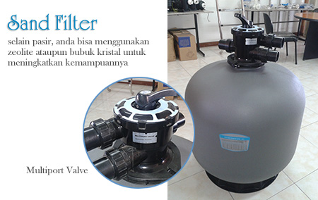 Sand Filter aneka ukuran untuk kolam renang maupun kolam ikan
