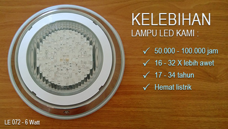Kelebihan lampu led kolam renang
