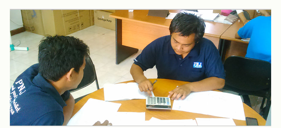 Tim estimator, instalasi dan technical support PNJ Denpasar Bali